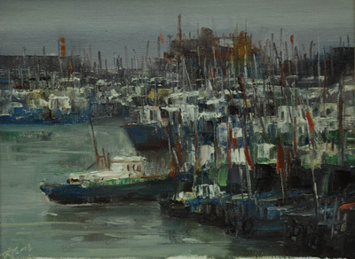 渔港写生四